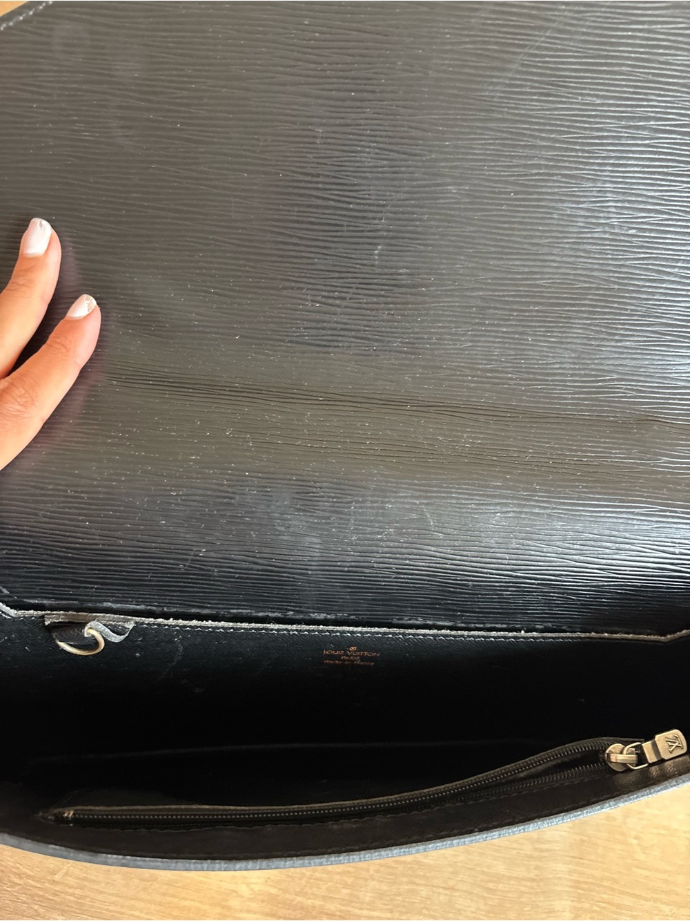 Authebtic Louis Vuitton black tote briefcase - Picture 9 of 11